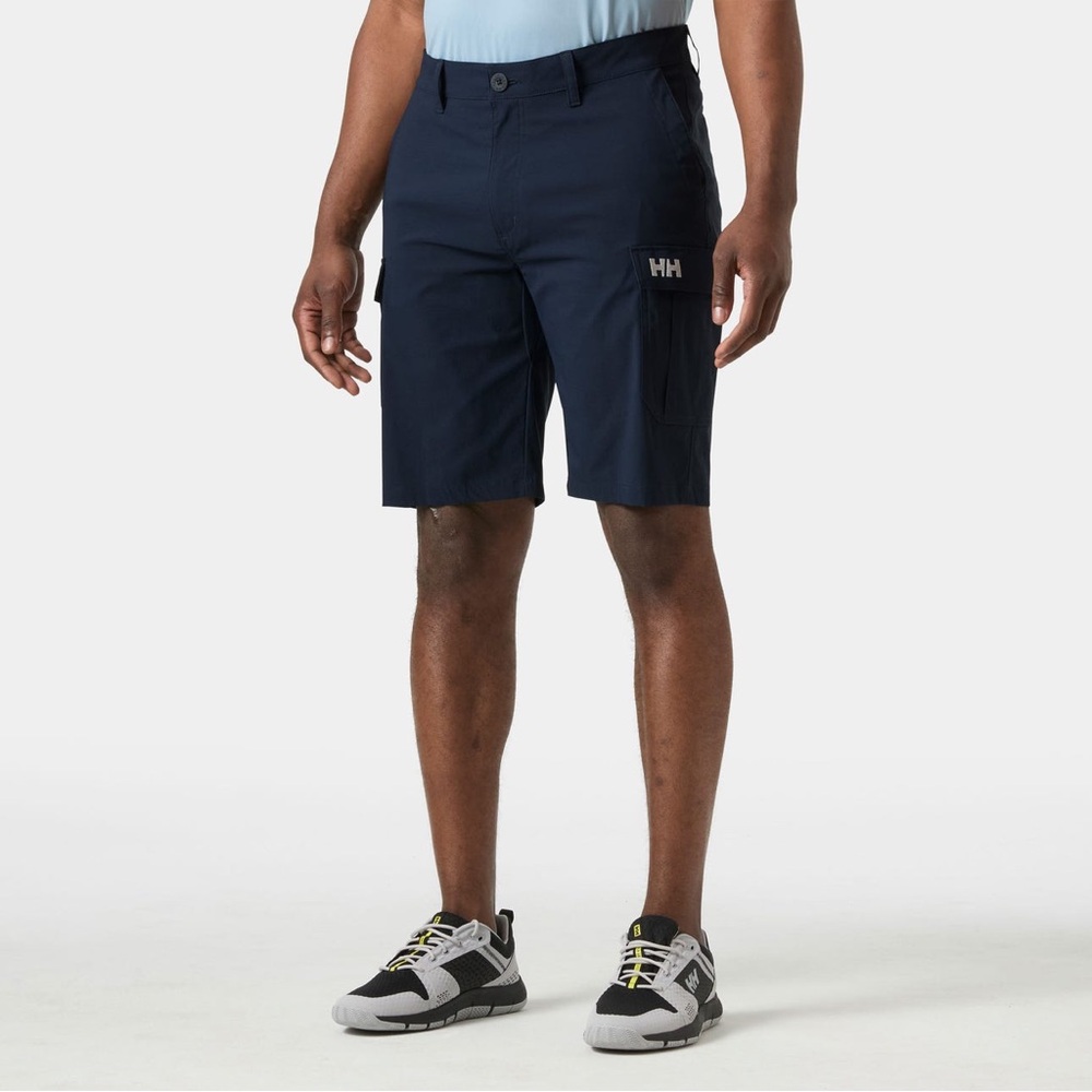 HELLY HANSEN Jotun QD Cargo Short Navy Blue Quick Dry Ripstop Hiking 11” Utility